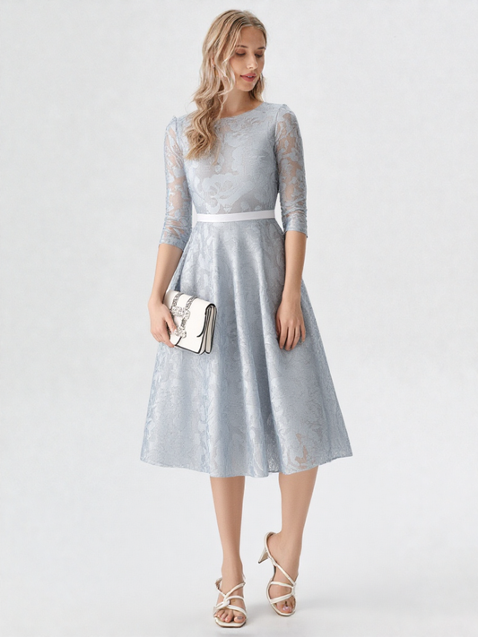 Women's aura Lace Swing Dress
