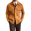 "Men's Solid Color Casual Retro Coat"