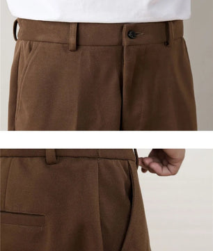 Autumn Winter AURA Casual Loose Straight Pants