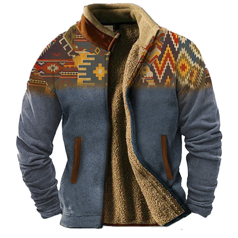 Men's Fashion Casual Fleece Jacket