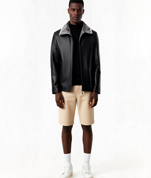 aura Plus Suede Winter  Polo Coat