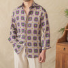 Men's Printed Long Sleeve Cardigan