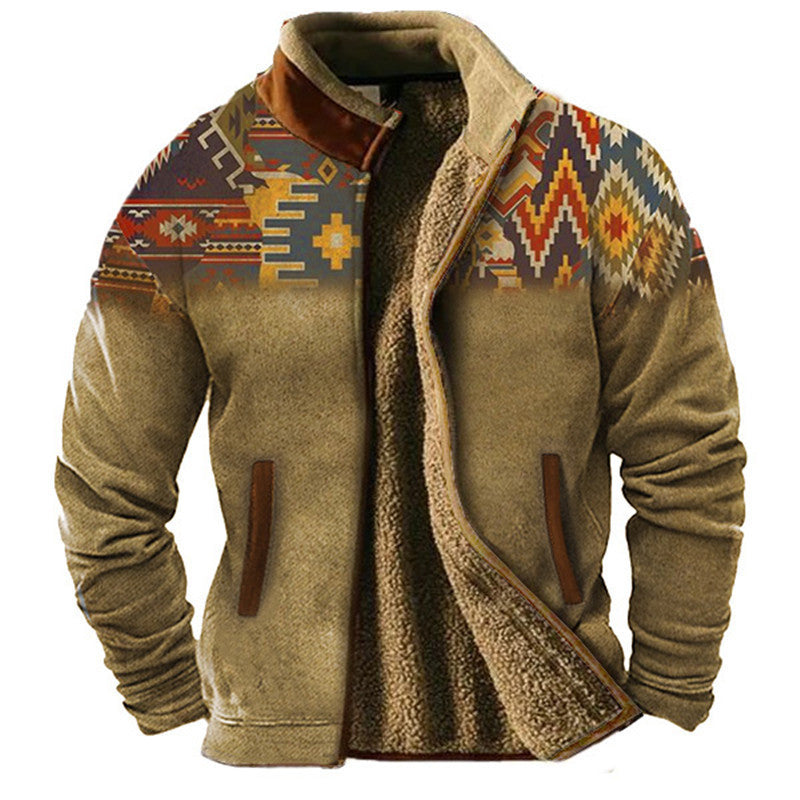 Men's Fashion Casual Fleece Jacket