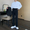 Men's Formal Casual Trousers Straight Trousers