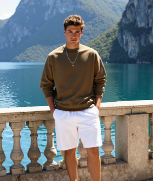 Men's Round Neck Long Sleeve Sweatshirt