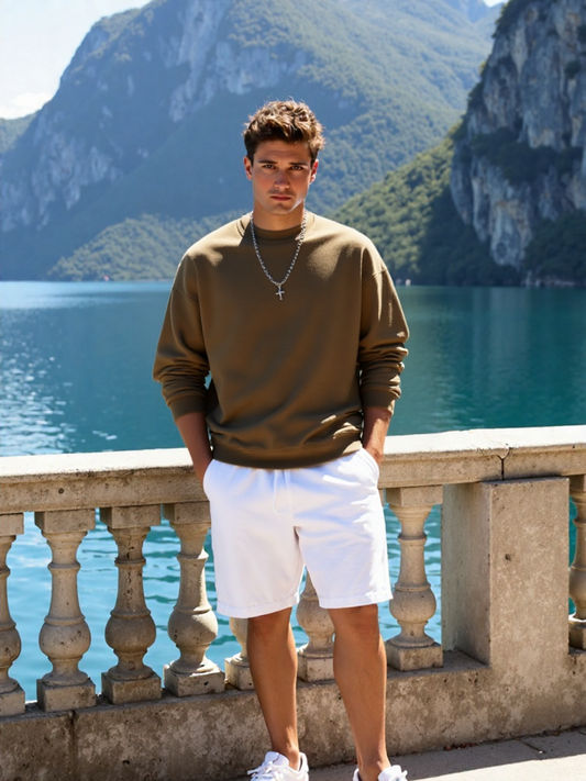 Men's Round Neck Long Sleeve Sweatshirt