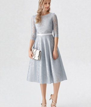 Women's aura Lace Swing Dress
