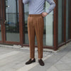 Paris Slim Fit Buckle Pants