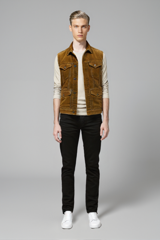 "Men's Casual Retro Waistcoat Vest"