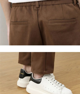 Autumn Winter AURA Casual Loose Straight Pants