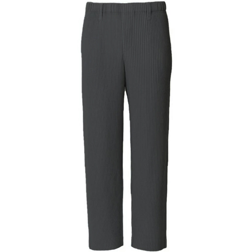 "Draped Wide Leg Casual Trousers