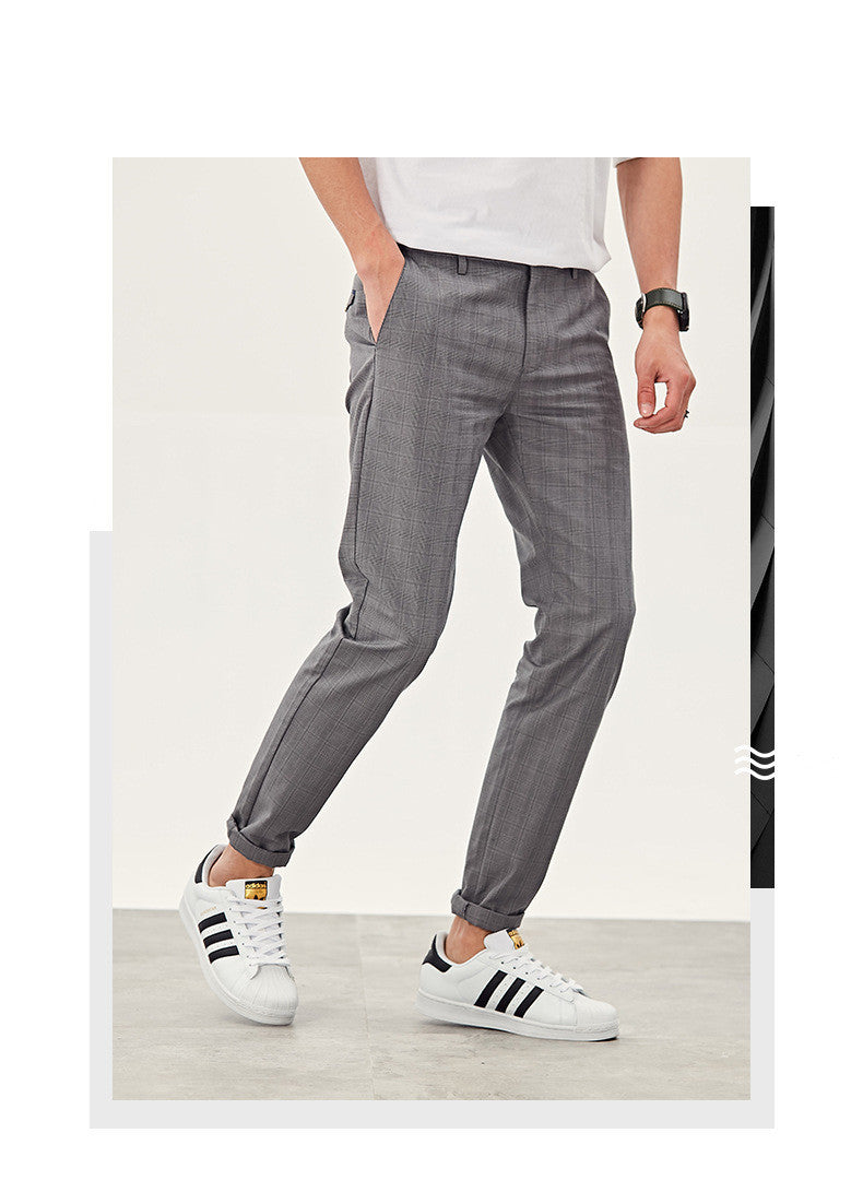 Reflect-Aura - Men's Casual Suit Trousers: British Style