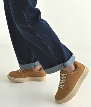 Reflect-Aura - Men's Low-Top Sneakers: British Retro
