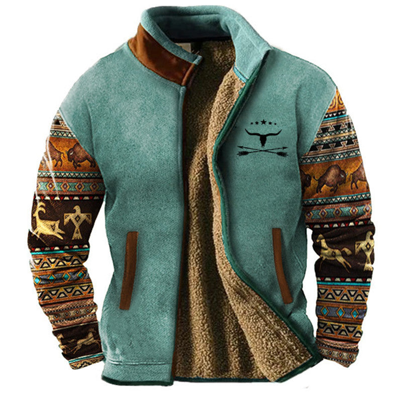 Men's Fashion Casual Fleece Jacket