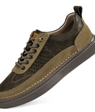 Thin Perforated Sneakers for Men