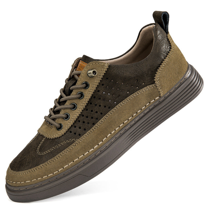 Thin Perforated Sneakers for Men