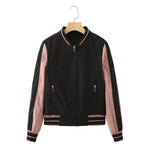 Customizable Quilted Baseball Jacket - Stylish Color Matching Options for Team Uniforms