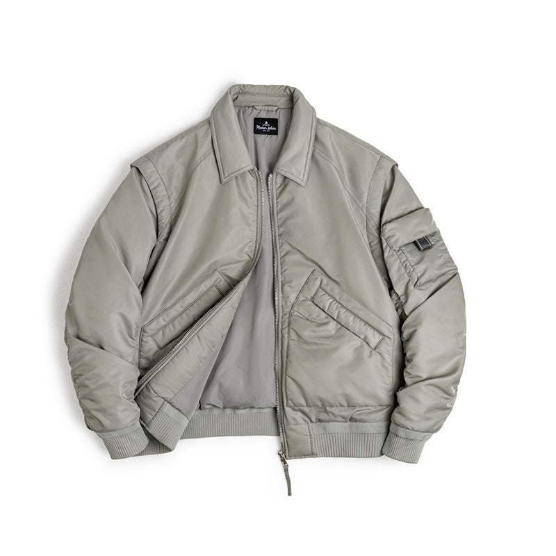 Men's American Retro Bomber Jacket"