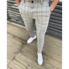 "Men's Plaid Casual Trousers"