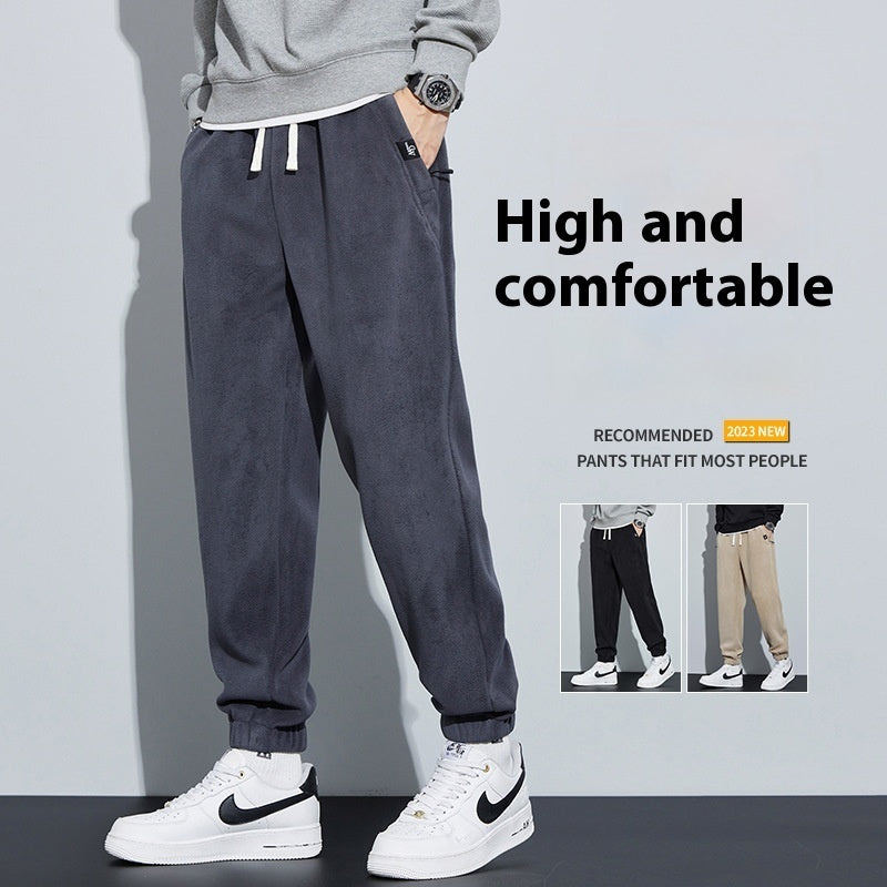 Men's Double-Sided Velvet Sports Pants