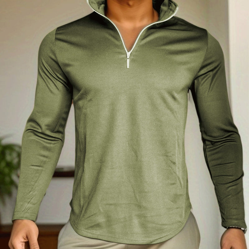 Men's Long Sleeve Polo Sports Suit