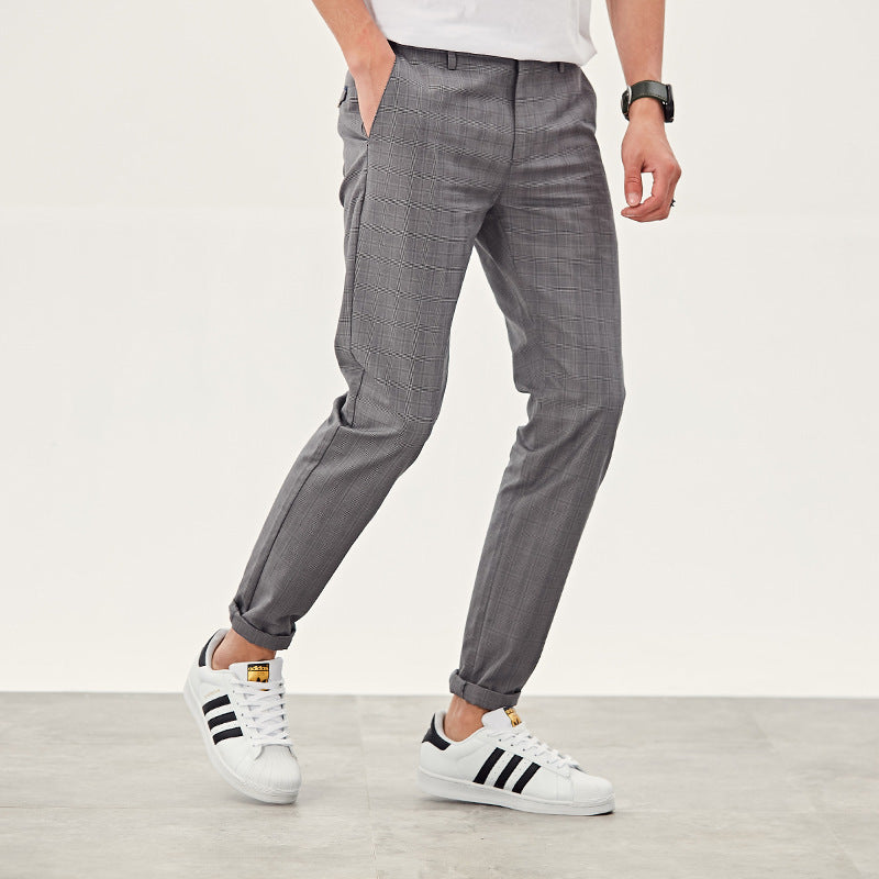 Reflect-Aura - Men's Casual Suit Trousers: British Style