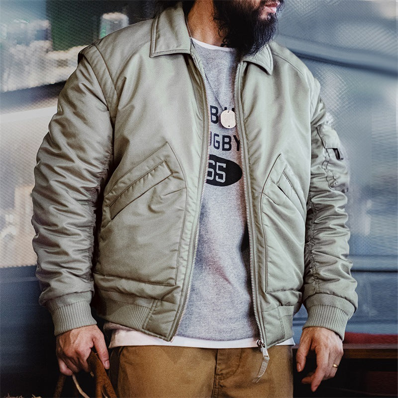 Men's American Retro Bomber Jacket"