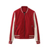 Customizable Quilted Baseball Jacket - Stylish Color Matching Options for Team Uniforms