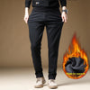 "Men's Fleece-Lined Winter Casual Pants"