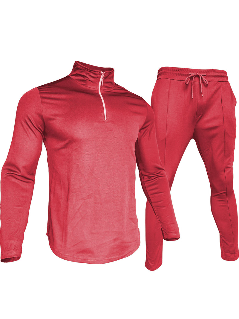 Men's Long Sleeve Polo Sports Suit