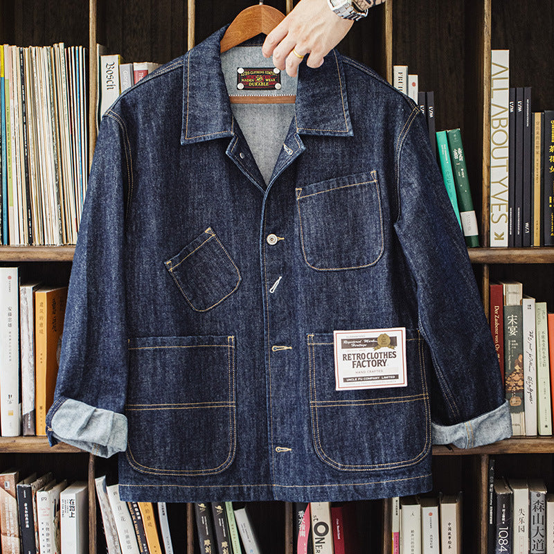 Men's Retro Denim Jacket"