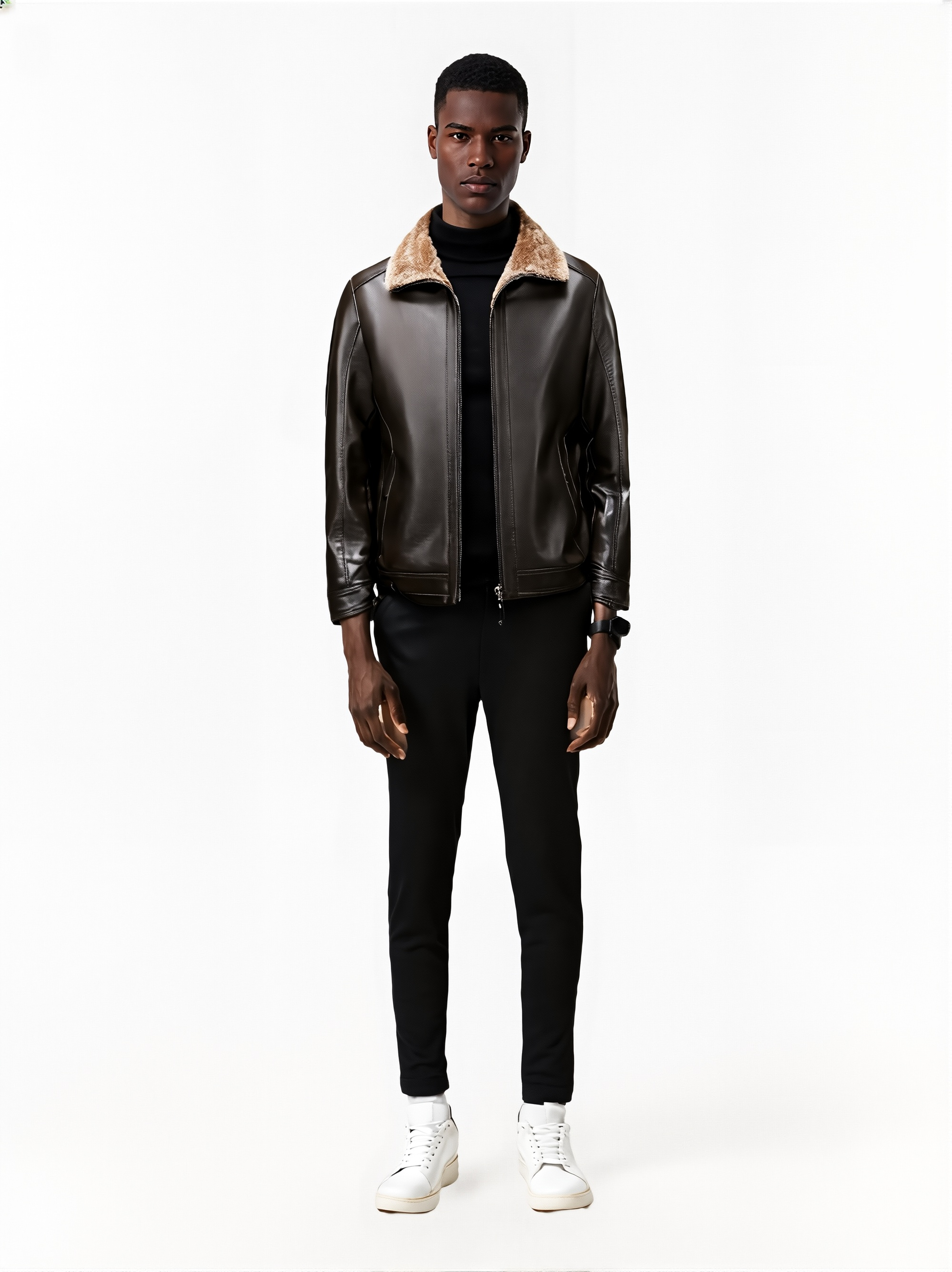 aura Plus Suede Winter  Polo Coat