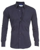 Men's Long Sleeve Zipper Lapel Shirt