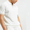 Men's Summer Zipper Polo Shirt