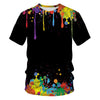 Men's Casual Digital Print Crew Neck T-Shirt