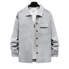 Men's Retro Jacquard Knitted Lapel Jacket"