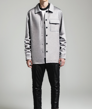 Men's Retro Jacquard Knitted Lapel Jacket