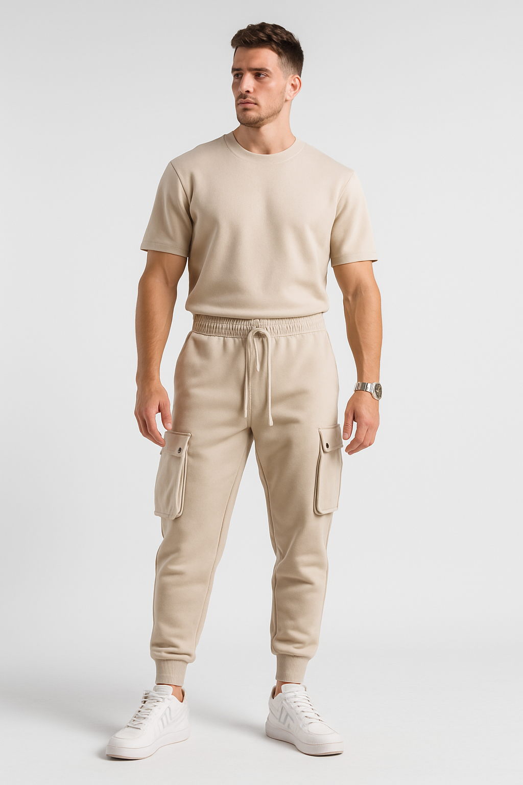 Men's Ankle-Tied Sports Joggers