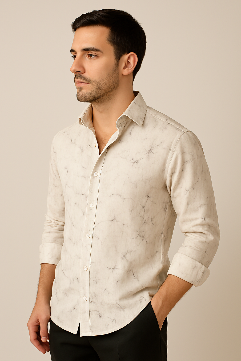 Casual Draping Long Sleeve