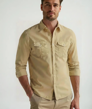Button-Down Collar Shirt