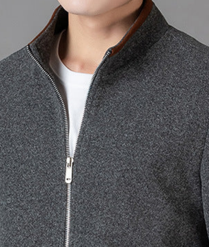 Autumn Clothing Coat Men's Woolen Fleece Jacket Top