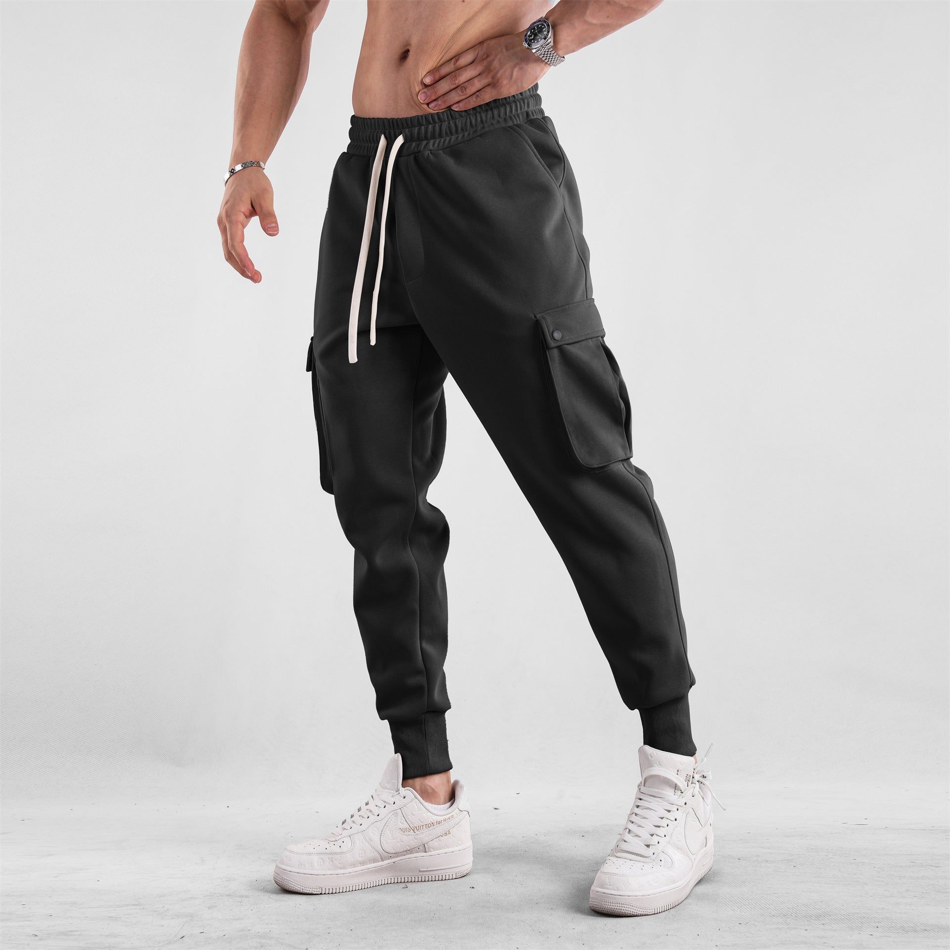 Men's Ankle-Tied Sports Joggers