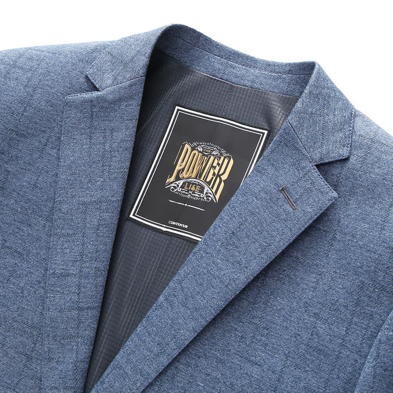 "Men's Solid Color Business Jacket"