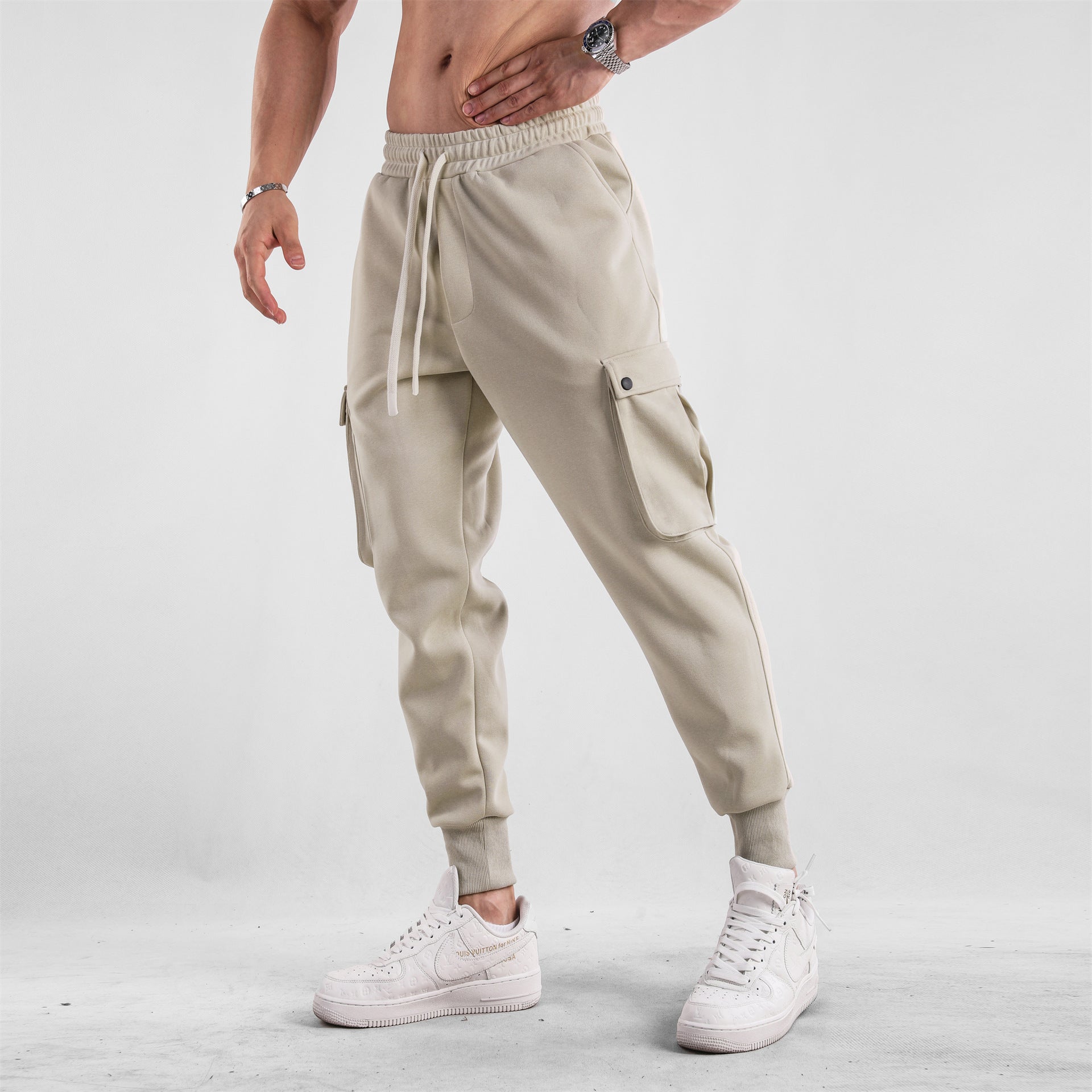 Men's Ankle-Tied Sports Joggers