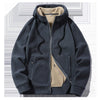 "Men's Hooded Polar Fleece Outdoor Jacket"