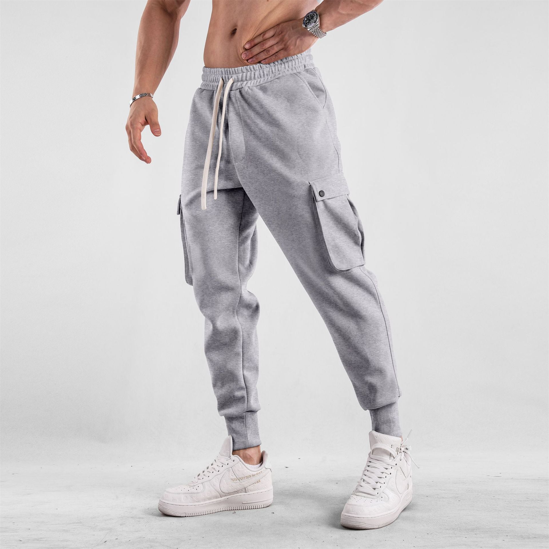 Men's Ankle-Tied Sports Joggers