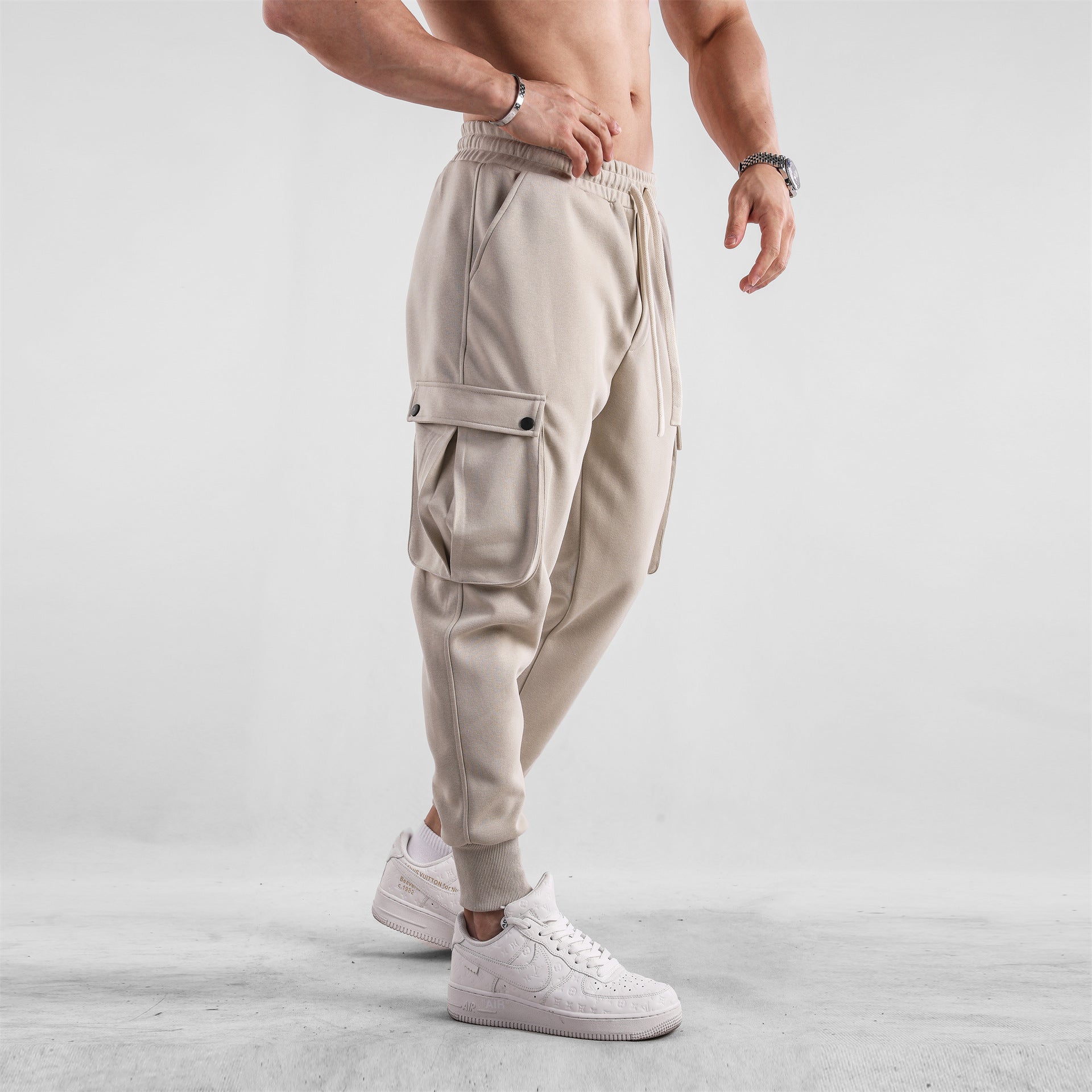 Men's Ankle-Tied Sports Joggers