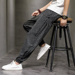 Men's Oversized Frog Button Wide Leg Pants