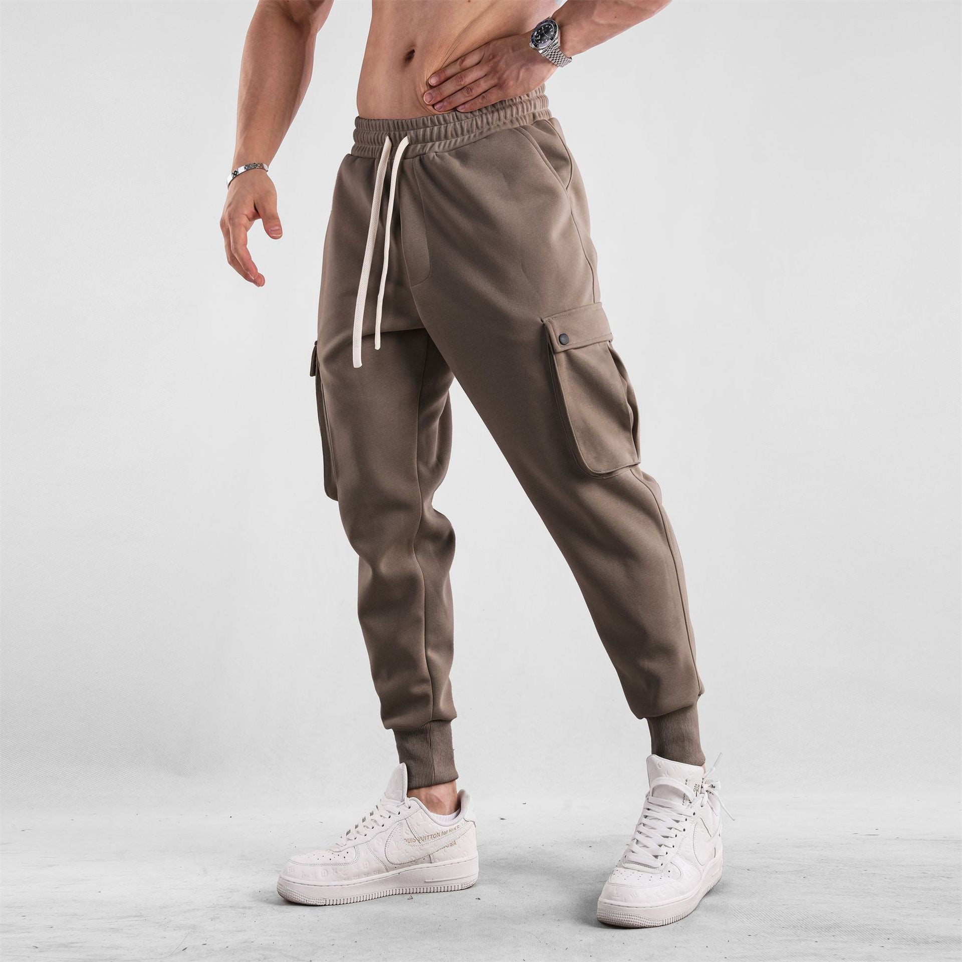 Men's Ankle-Tied Sports Joggers