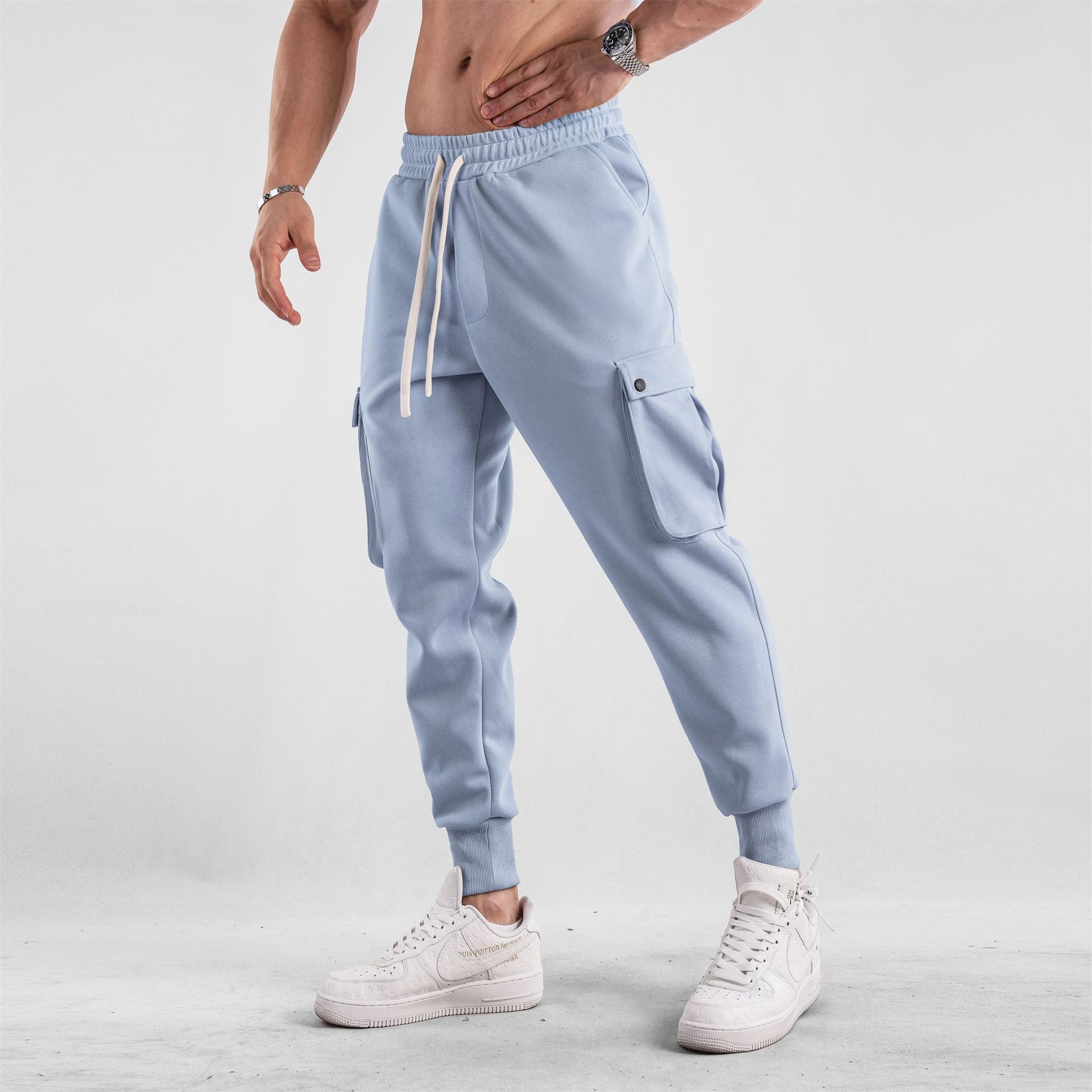 Men's Ankle-Tied Sports Joggers